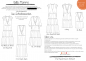 Preview: Papierschnittmuster Sommerkleid Bella Mamma Gr. 34-48